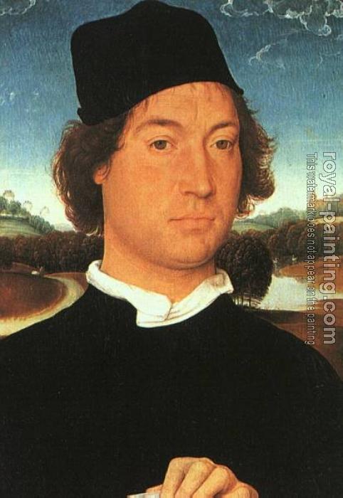 Hans Memling : Portrait of a Young Man Hans Memling : Portrait of a Young Man